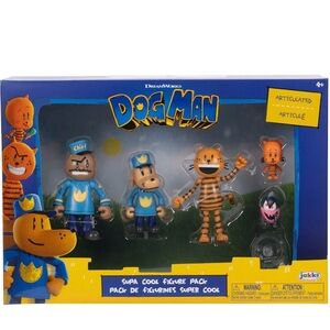 DreamWorks Action Figures Blue and Orange Playset
